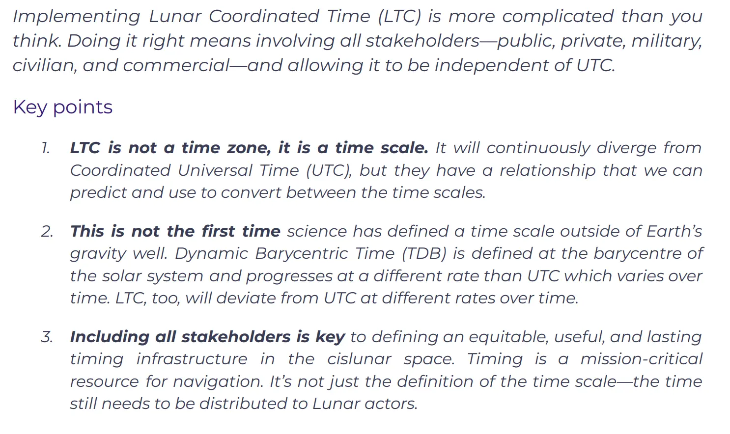 Brief on Lunar Coordinated Time